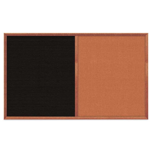 Slim Style Indoor Enclosed Corkboard, 24